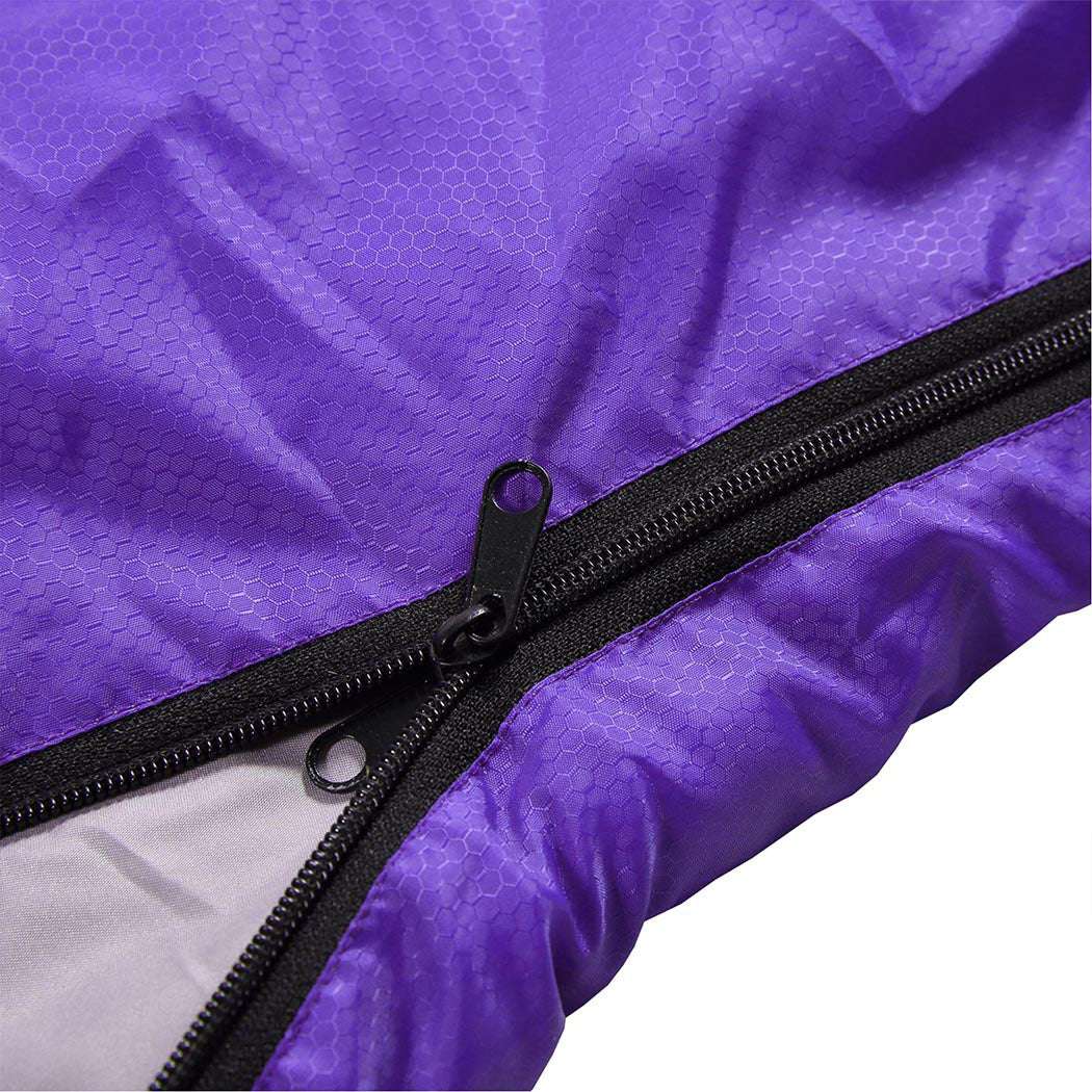 Mountview Single Sleeping Bag Bags Outdoor Purple-1973193763421556741