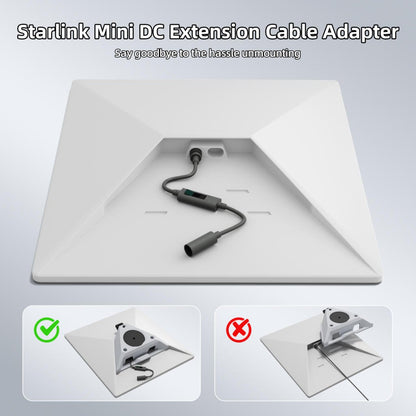 Outcamp DC Extension Cable with Meter for Starlink Mini