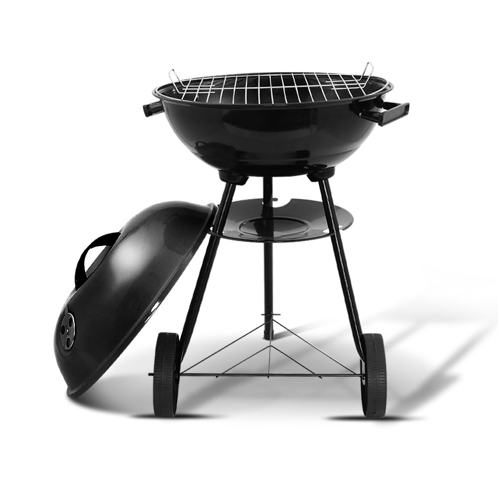 Grillz Charcoal BBQ Smoker Drill Outdoor Camping Patio Barbeque Steel Oven - Just Camp | Best Value Outdoor & Camping Store in Australia