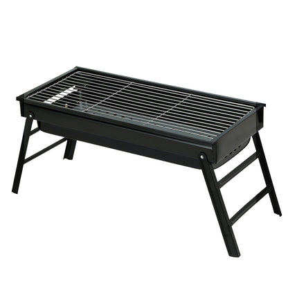 Grillz Charcoal BBQ Grill Smoker Portable Barbecue Outdoor Foldable Camping - Just Camp | Best Value Outdoor & Camping Store in Australia