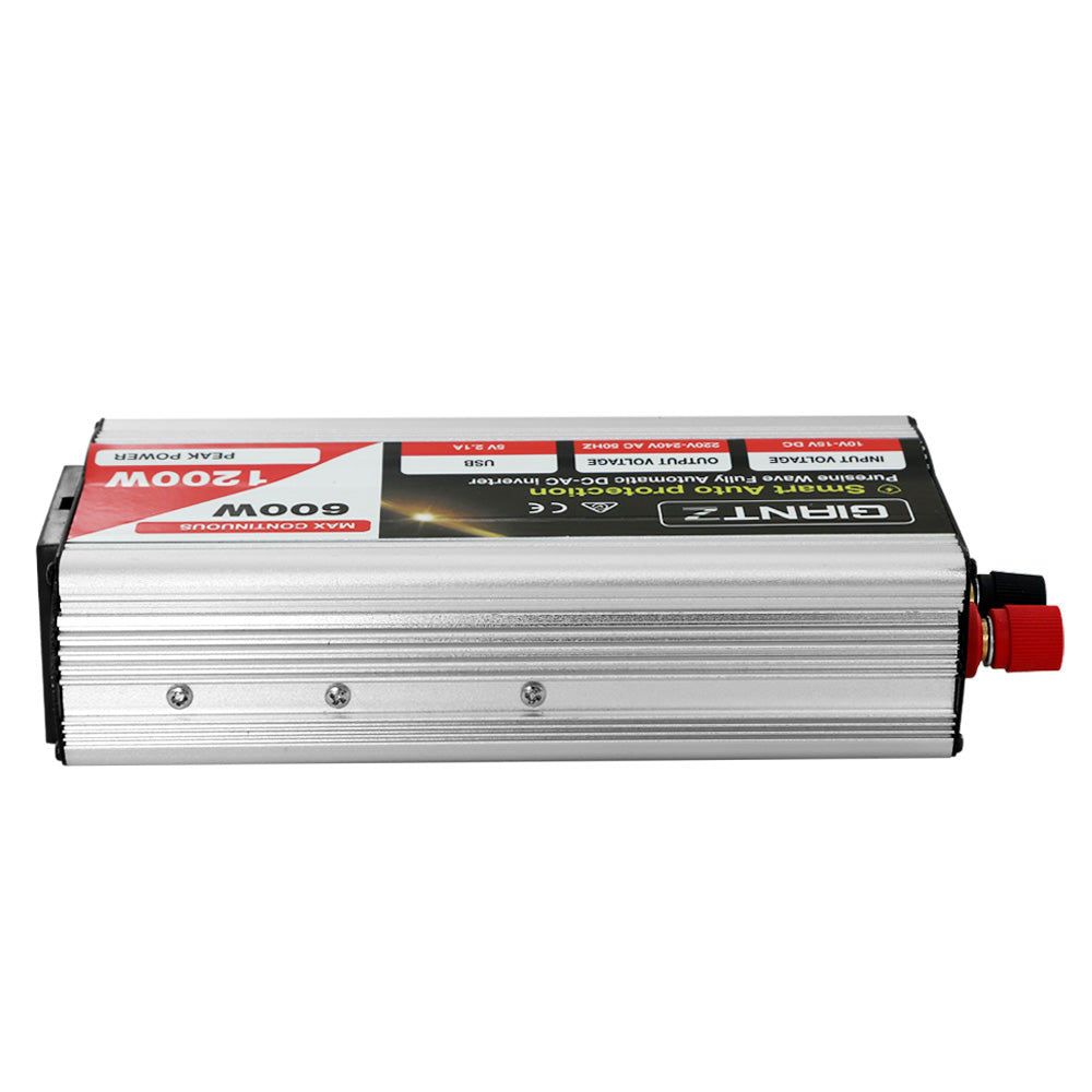 Giantz 600W Puresine Wave DC-AC Power Inverter - Just Camp | Best Value Outdoor & Camping Store in Australia