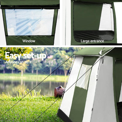 Weisshorn Camping Tent 6 Person Tents Family Hiking Dome - Just Camp | Best Value Outdoor & Camping Store in Australia