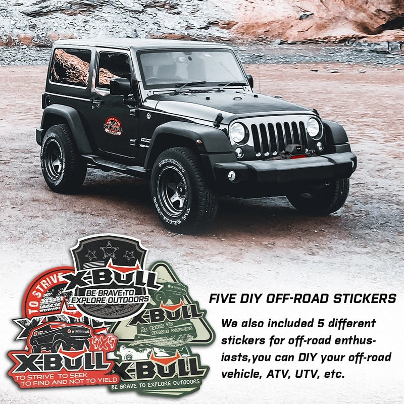 X-BULL KIT2 Recovery tracks 6pcs Board Traction Sand trucks strap mounting 4x4 Sand Snow Car red - Just Camp | Best Value Outdoor & Camping Store in Australia