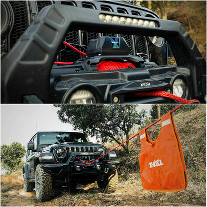 X-BULL Electric Winch 12V Synthetic Rope Wireless 14500LB Remote 4X4 4WD Boat - Just Camp | Best Value Outdoor & Camping Store in Australia