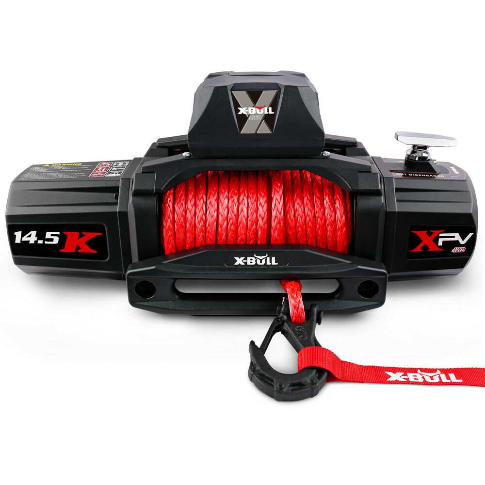 X-BULL Electric Winch 12V Synthetic Rope Wireless 14500LB Remote 4X4 4WD Boat - Just Camp | Best Value Outdoor & Camping Store in Australia