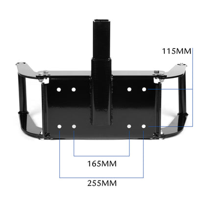 X-BULL Winch Cradle Mounting Plate Bracket Foldable Steel Bar Truck Trailer 4WD Universal For 9000 10000 12000 13000 14500LBS winch - Just Camp | Best Value Outdoor & Camping Store in Australia