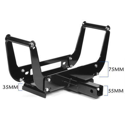 X-BULL Winch Cradle Mounting Plate Bracket Foldable Steel Bar Truck Trailer 4WD Universal For 9000 10000 12000 13000 14500LBS winch - Just Camp | Best Value Outdoor & Camping Store in Australia