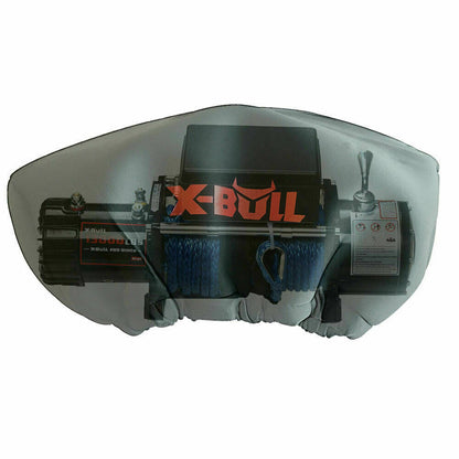 X-BULL Winch Cover Waterproof fits 8000-17000LBS Winch Dust Cover Soft 4X4 - Just Camp | Best Value Outdoor & Camping Store in Australia