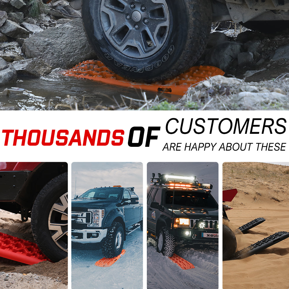 X-BULL Recovery tracks Sand tracks KIT Carry bag mounting pin Sand/Snow/Mud 10T 4WD-Orange Gen3.0