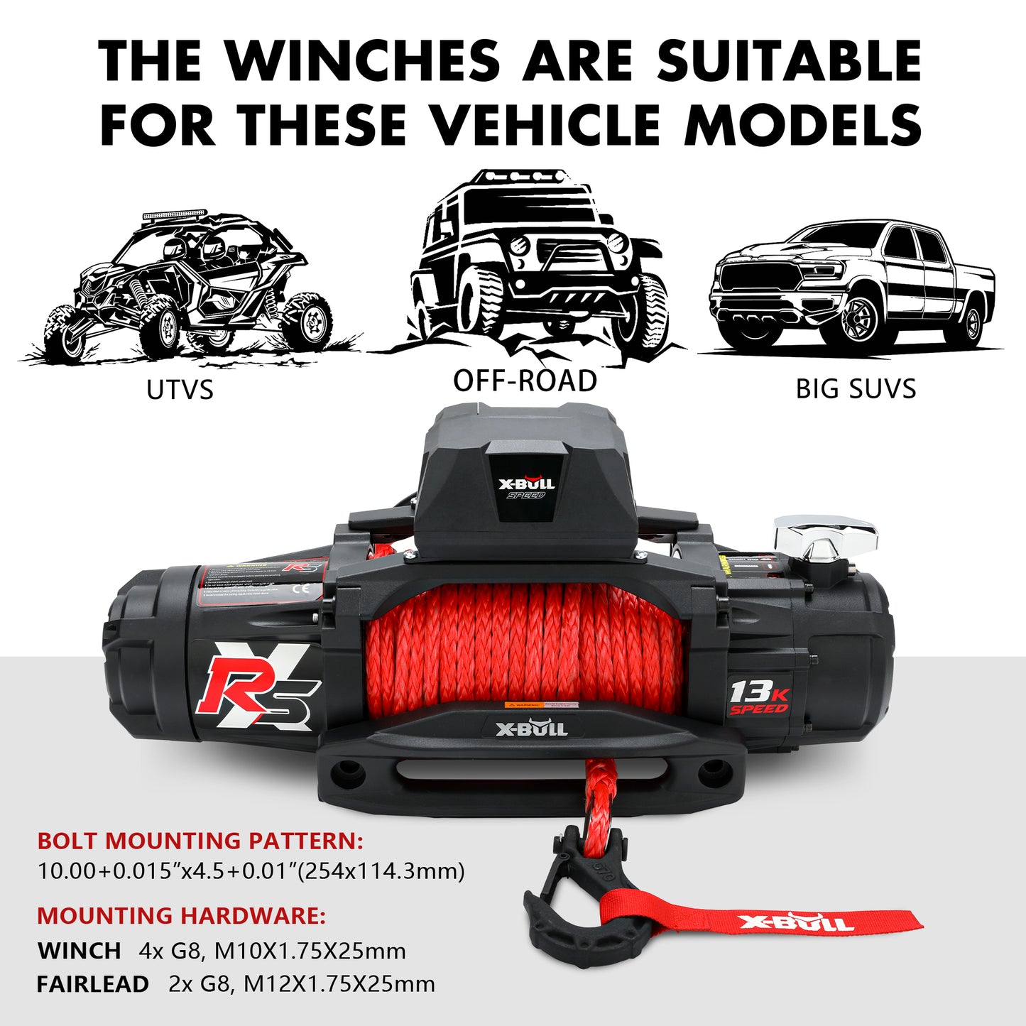 X-BULL Electric Winch 13000LBS 12V Synthetic Rope 28M Wireless Offroad 4WD 4x4 - Just Camp | Best Value Outdoor & Camping Store in Australia