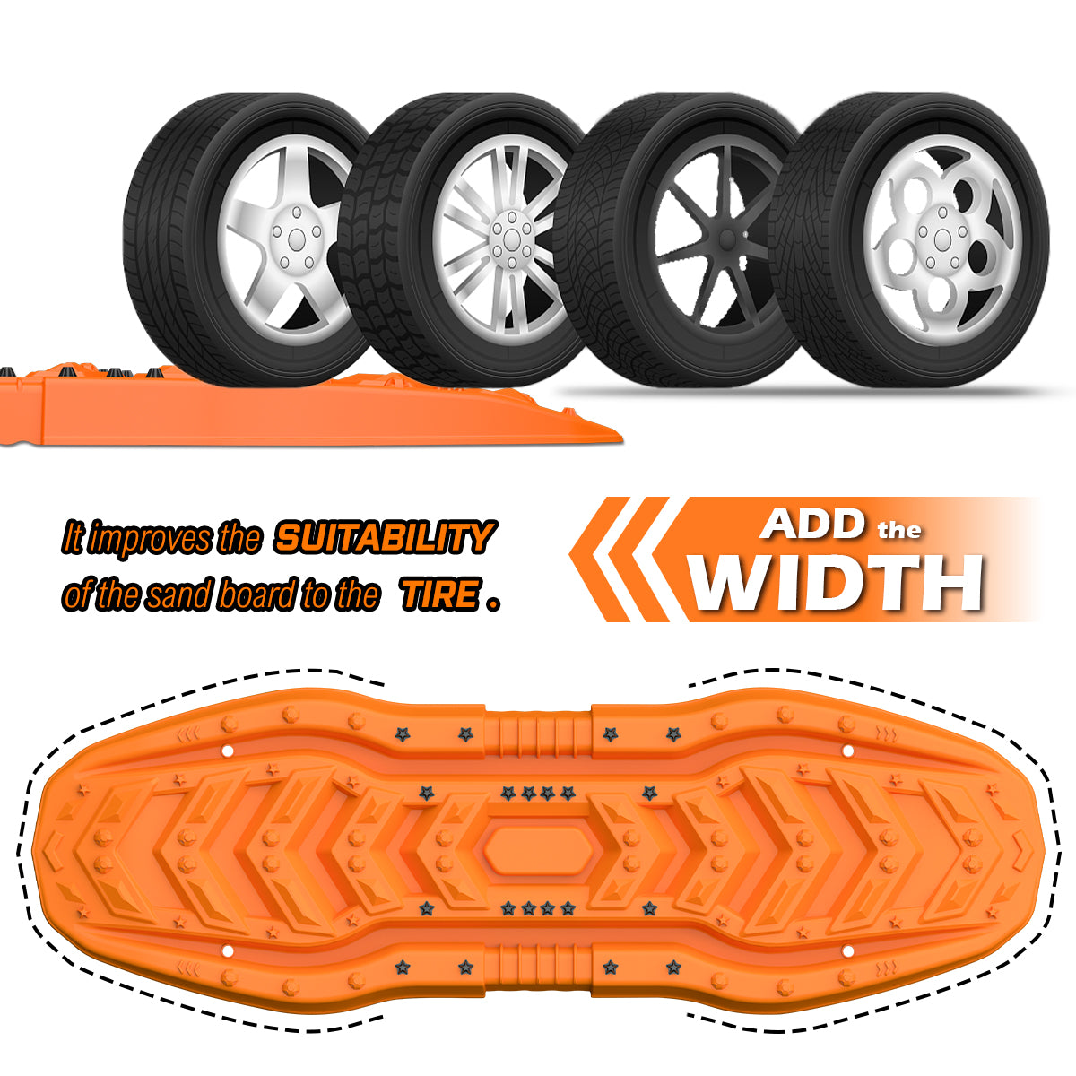 X-BULL Recovery Boards tracks kit 4WD Sand Snow trucks Mud Car Vehicles - Just Camp | Best Value Outdoor & Camping Store in Australia