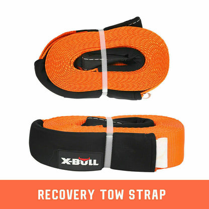 X-BULL Winch Recovery Kit 11PCS 4WD 4x4 Pack Off Road Snatch Strap Essential - Just Camp | Best Value Outdoor & Camping Store in Australia