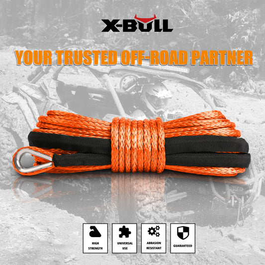 X-BULL Winch Rope Dyneema Synthetic Rope 5.5mm x 13m Tow Recovery Offroad 4wd - Just Camp | Best Value Outdoor & Camping Store in Australia