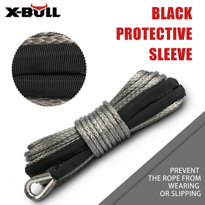 X-BULL Winch Rope 5.5mm x 13m Dyneema Synthetic Rope Tow Recovery Offroad 4wd4x4 - Just Camp | Best Value Outdoor & Camping Store in Australia