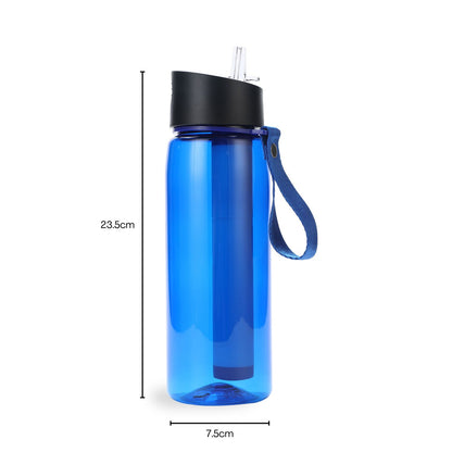 Kiliroo Water Filter Straw with Bottle 550ML, Ultralight and Durable, Long-Lasting Up to 1500L Water, Easy Carry - Just Camp | Best Value Outdoor & Camping Store in Australia