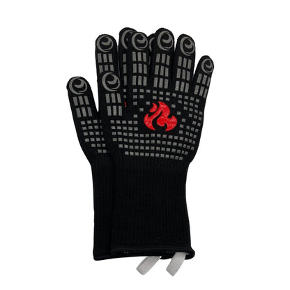 KILIROO BBQ Grill Gloves 35cm With Non-Slip Silicone KR-BG-100-YG - Just Camp | Best Value Outdoor & Camping Store in Australia