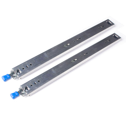 22in Pair 150KG Heavy Duty Drawer Slides Rails Runners Locking Ball Bearing - Just Camp | Best Value Outdoor & Camping Store in Australia