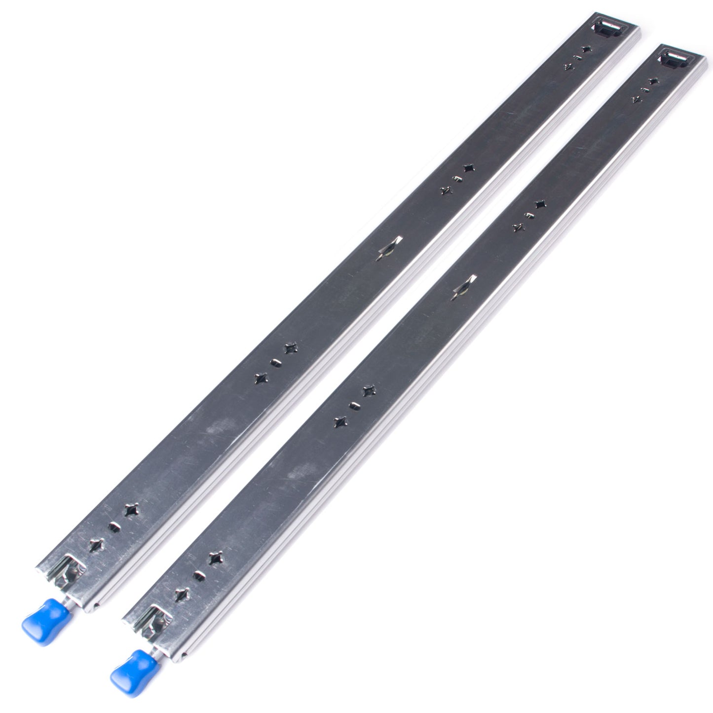 28in Pair 150KG Heavy Duty Drawer Slides Rails Runners Locking Ball Bearing - Just Camp | Best Value Outdoor & Camping Store in Australia